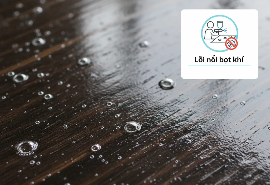 Lỗi thường gặp khi sơn PU và cách xử lý