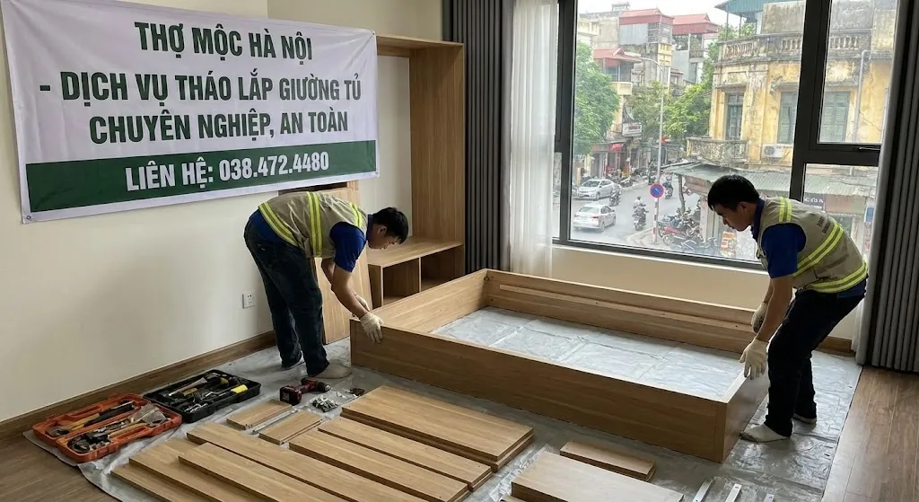 Dịch vụ tháo lắp đồ gỗ giường tủ chuyên nghiệp tại Hà Nội
