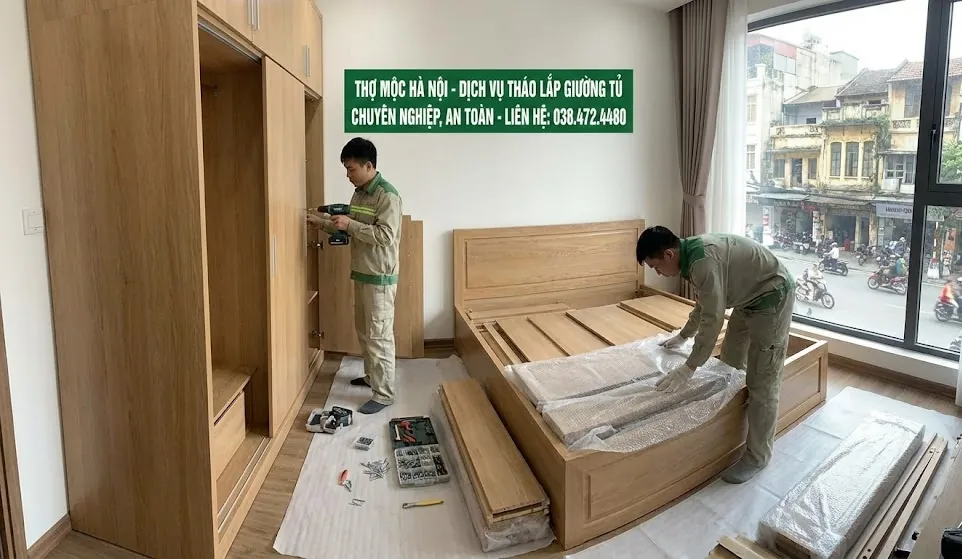 Kết quả tháo lắp đồ gỗ hoàn thiện - An toàn và chuyên nghiệp